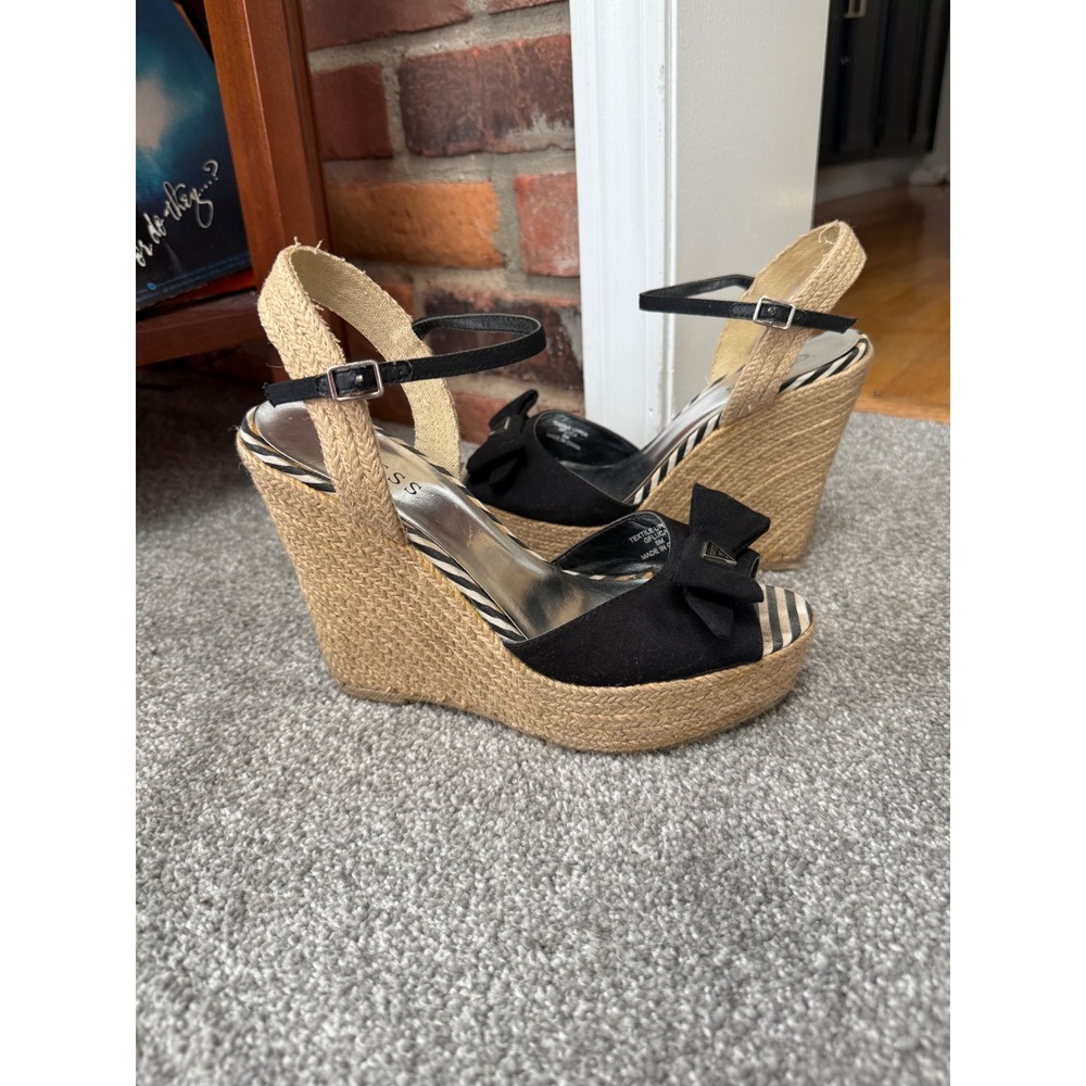 Guess Wedge Espadrilles Size 8
